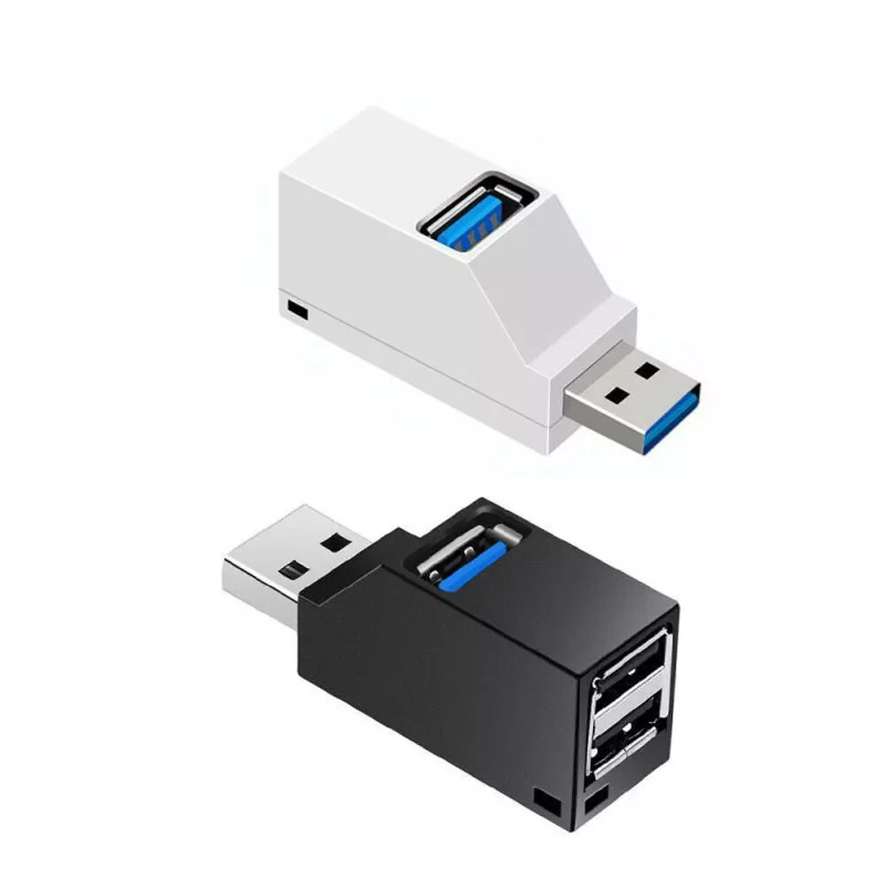 

USB 3.0 Hub Mini 3 Ports USB 2.0 Hub High Speed ​​Data Transfer Splitter Box Adapter For Laptop MacBook Pro Computer Accessories