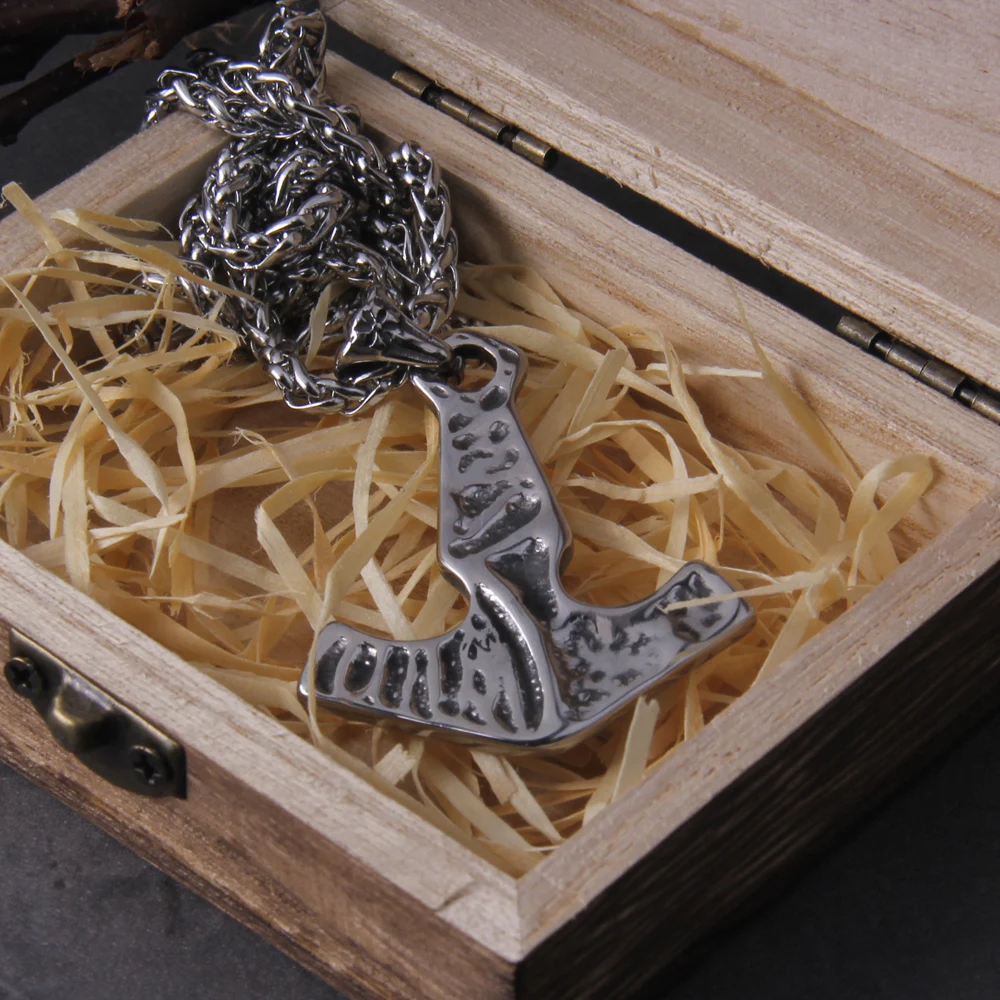 Викингов из нержавеющей стали вегвизир цвет железа фотосессия с цепью в подарок