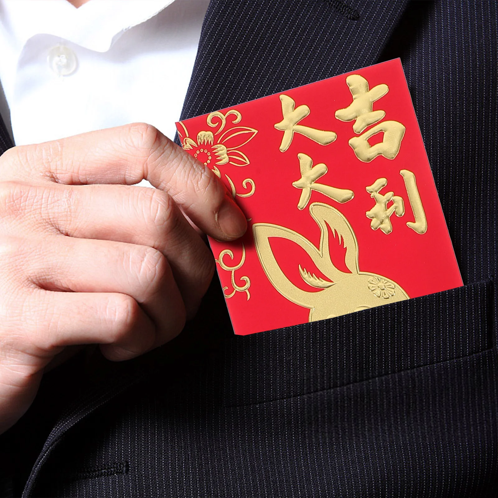 

Red Envelopes Year Money New Lucky Chinese Festival Spring Rabbit Packets Hong Bao Packet Gift Envelopewedding Hongbao