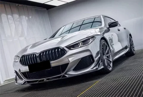 Комплект кузова из углеродного волокна в стиле А для BMW 8 серии 840I, передний разделитель губ и задний диффузор
