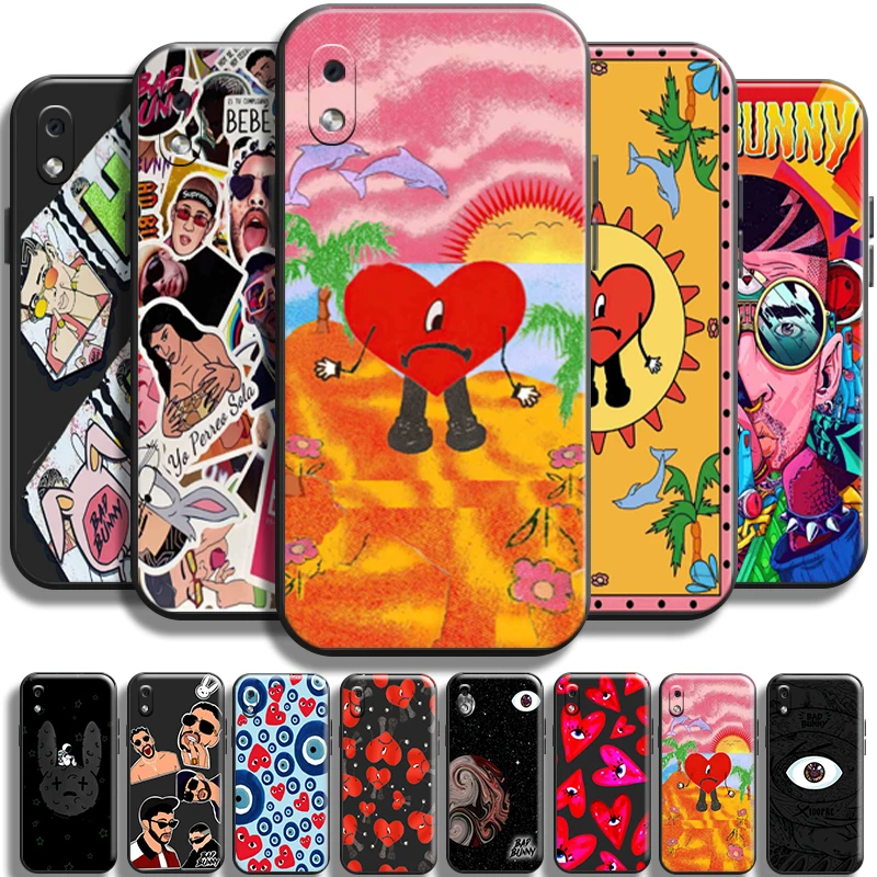 

Eye Bad Bunny Maluma For Samsung Galaxy A10 A10S Phone Case TPU Funda Cover Cases Full Protection Liquid Silicon Black