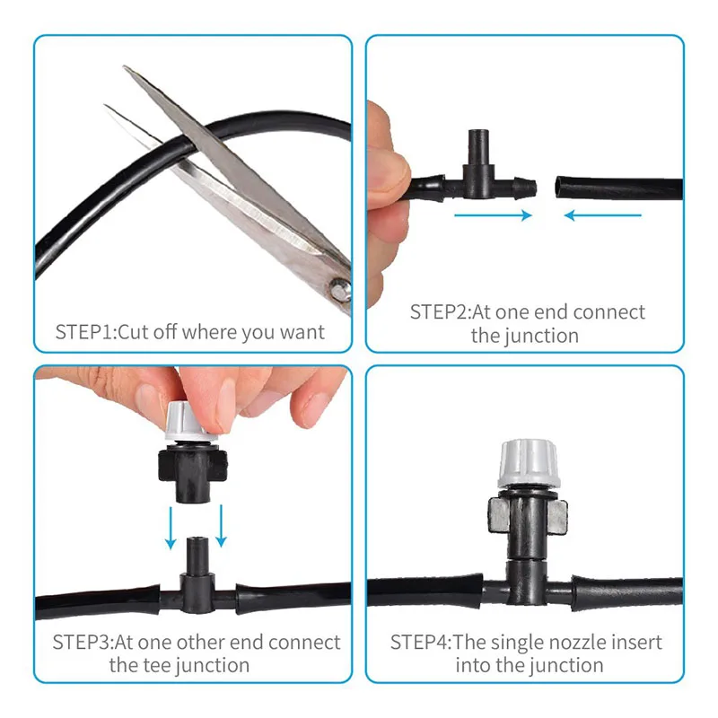 10 м домашний сад патио запотевание микропоток капельное орошение охлаждающая