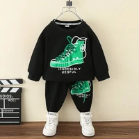 boys spring suit boys clothes suit new childrens fashionable long sleeve sweater pants two piece set