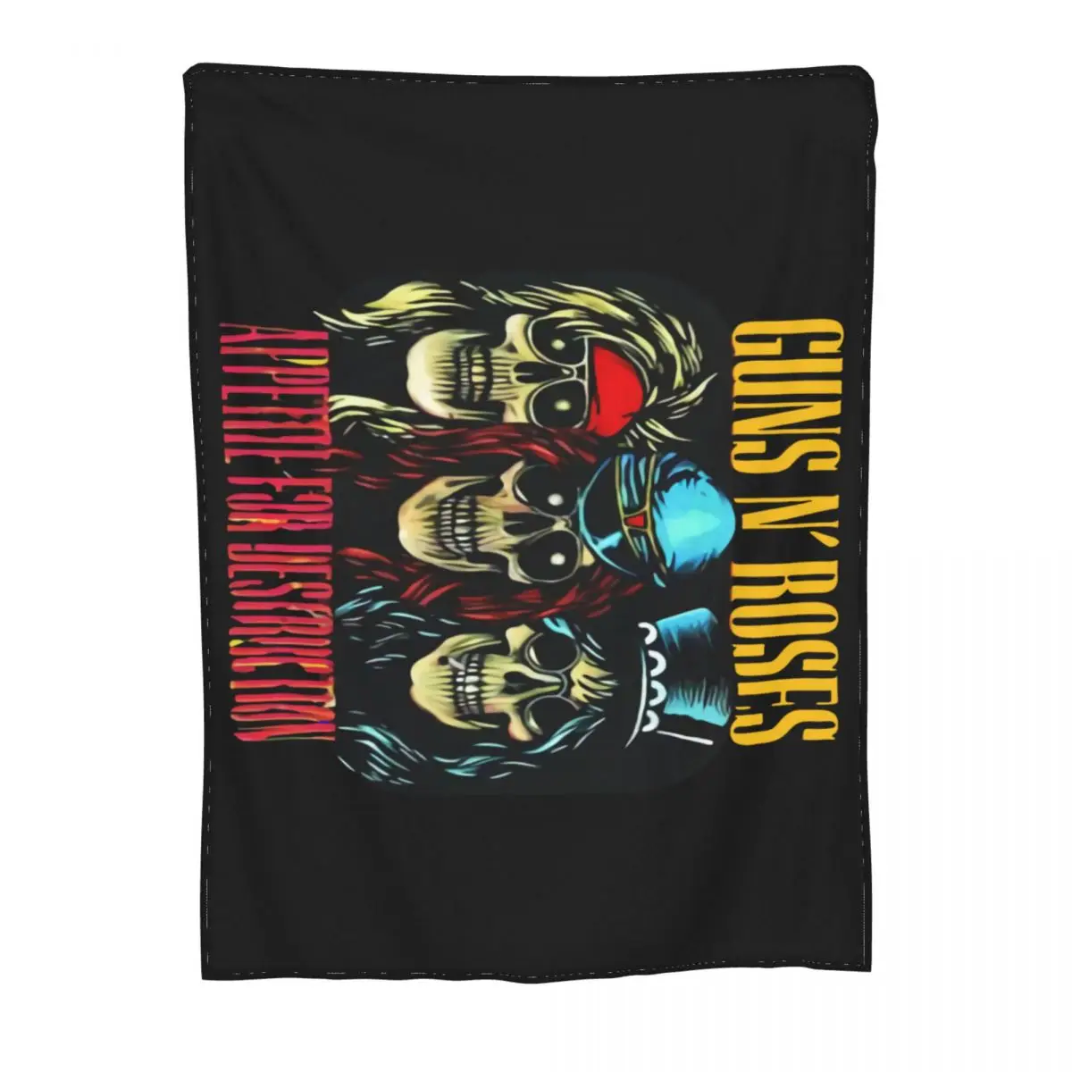 Черный дизайнерский череп с пистолетом N 'Roses хип-хоп новый дизайн высокое