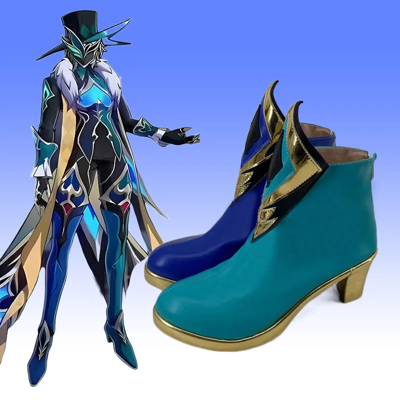 Игра Honkai Star Rail Ten Stonehearts: Aventurine of Stratagems обувь для косплея короткие ботинки костюм