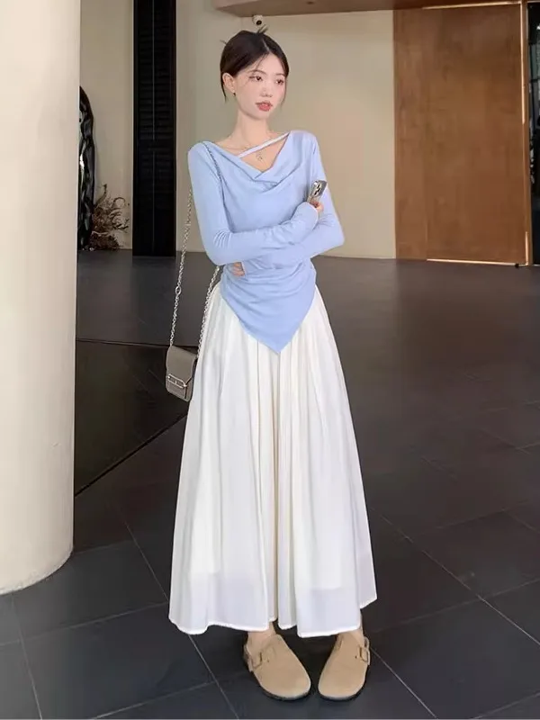 Осенний новый топ больших размеров для пухлых девочек нежный темперамент