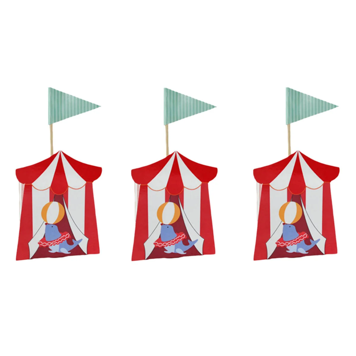 

20pcs Circus Candy Box Cartoon Favor Box Treat Box Gift Boxes for Birthday Kids Party