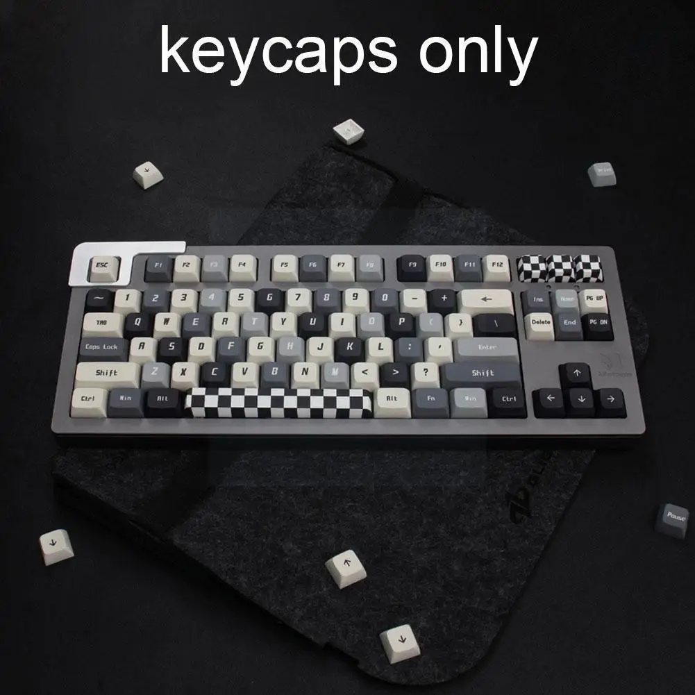 

135 Keys Colorless Keycaps Pbt Dye-sub Xda Profile Mechanical Keyboard Keycap For With 7u Space Bar 64/87/96/104 D5f6