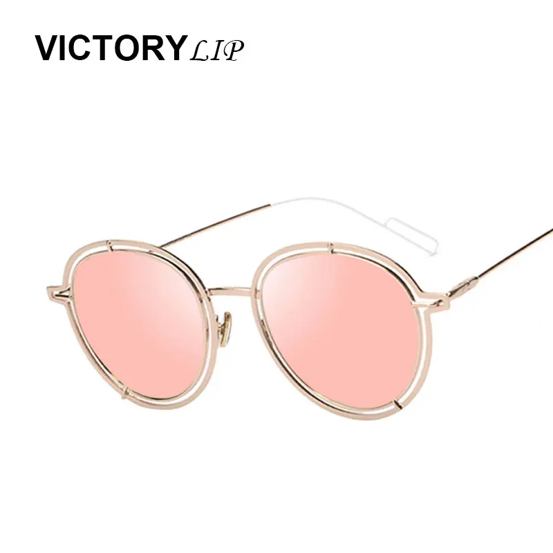 

Круглые розовые солнцезащитные очки для женщин и мужчин, брендовые дизайнерские очки в металлической оправе, высокое качество, Прямая поставка, модные очки Y2K