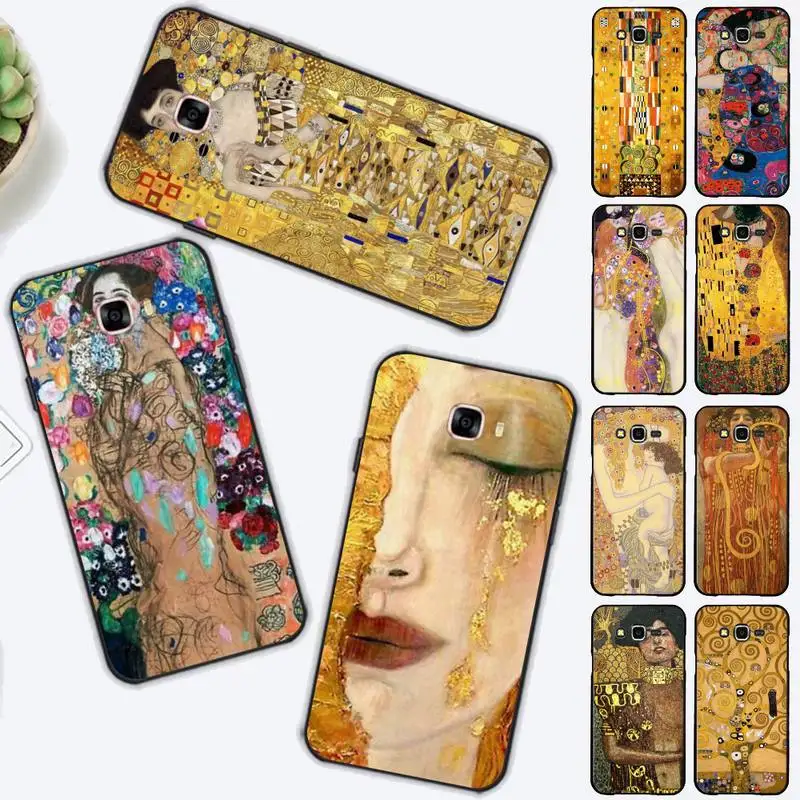 

Gustav Klimt Phone Case for Samsung J 2 3 4 5 6 7 8 prime plus 2018 2017 2016 core