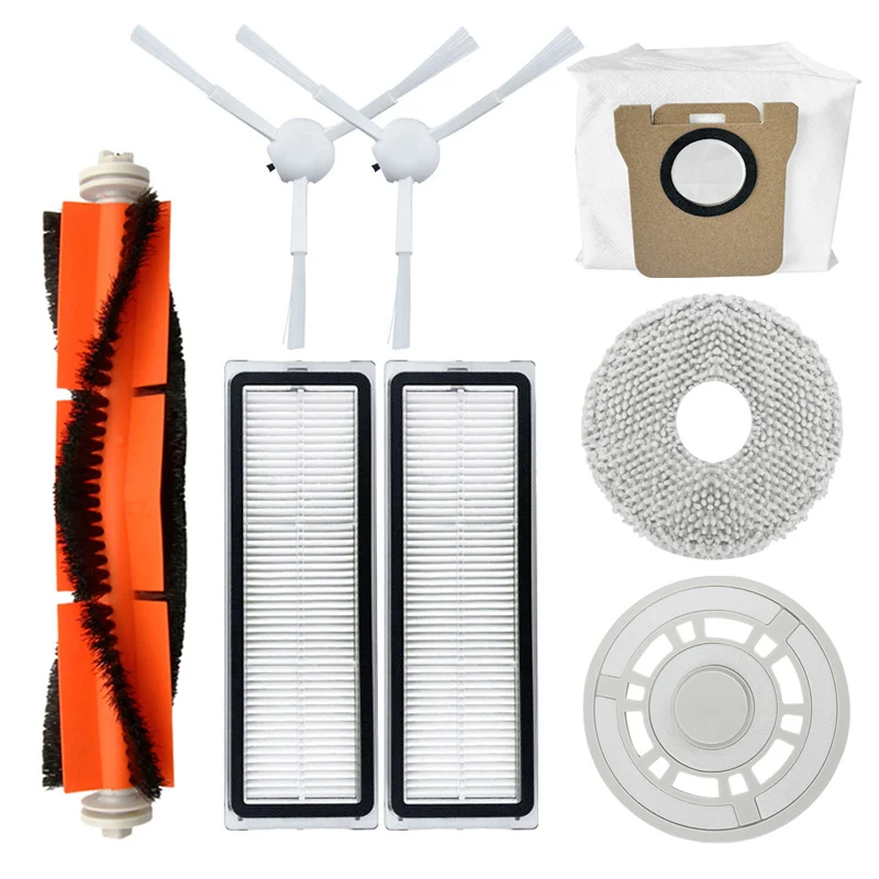 

Main Brush Side Brushes Hepa Filter Mop Rags Pads For Dreame L10s Ultra S10 S10 Pro Mijia Omni X10+ Robot Vacuum Spare Parts