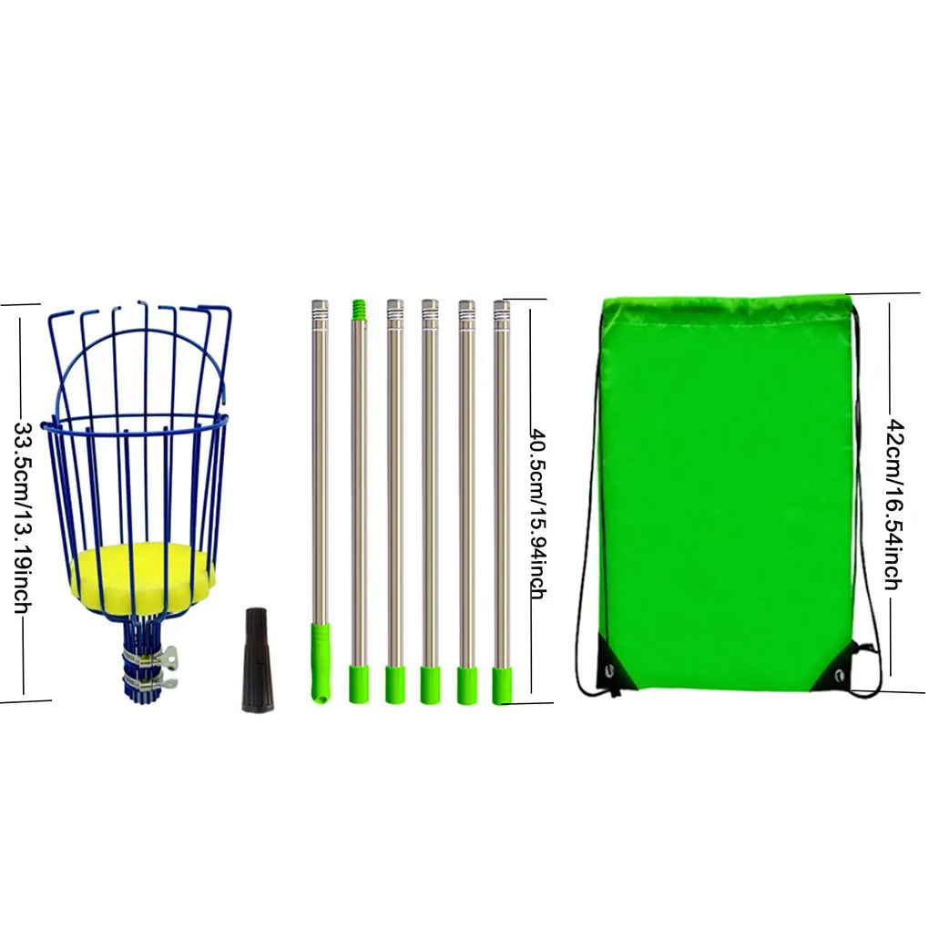 Телескопический стержень для сбора фруктов из углеродистой стали регулируемая