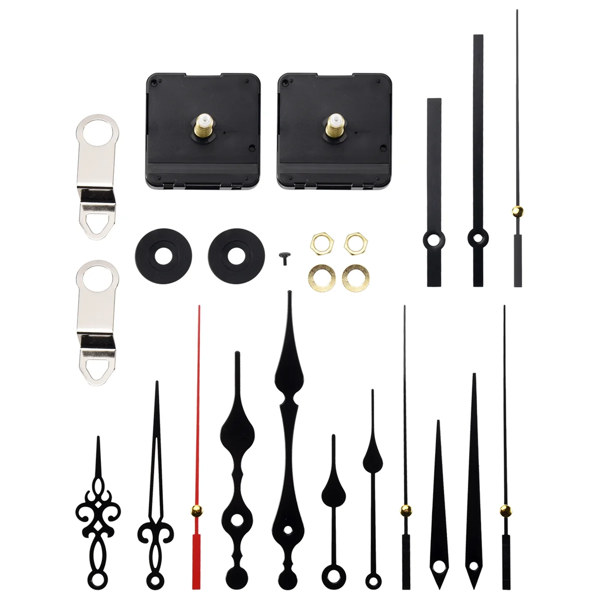 Механизм для кварцевых часов с длинным стержнем 32 мм 5 пар