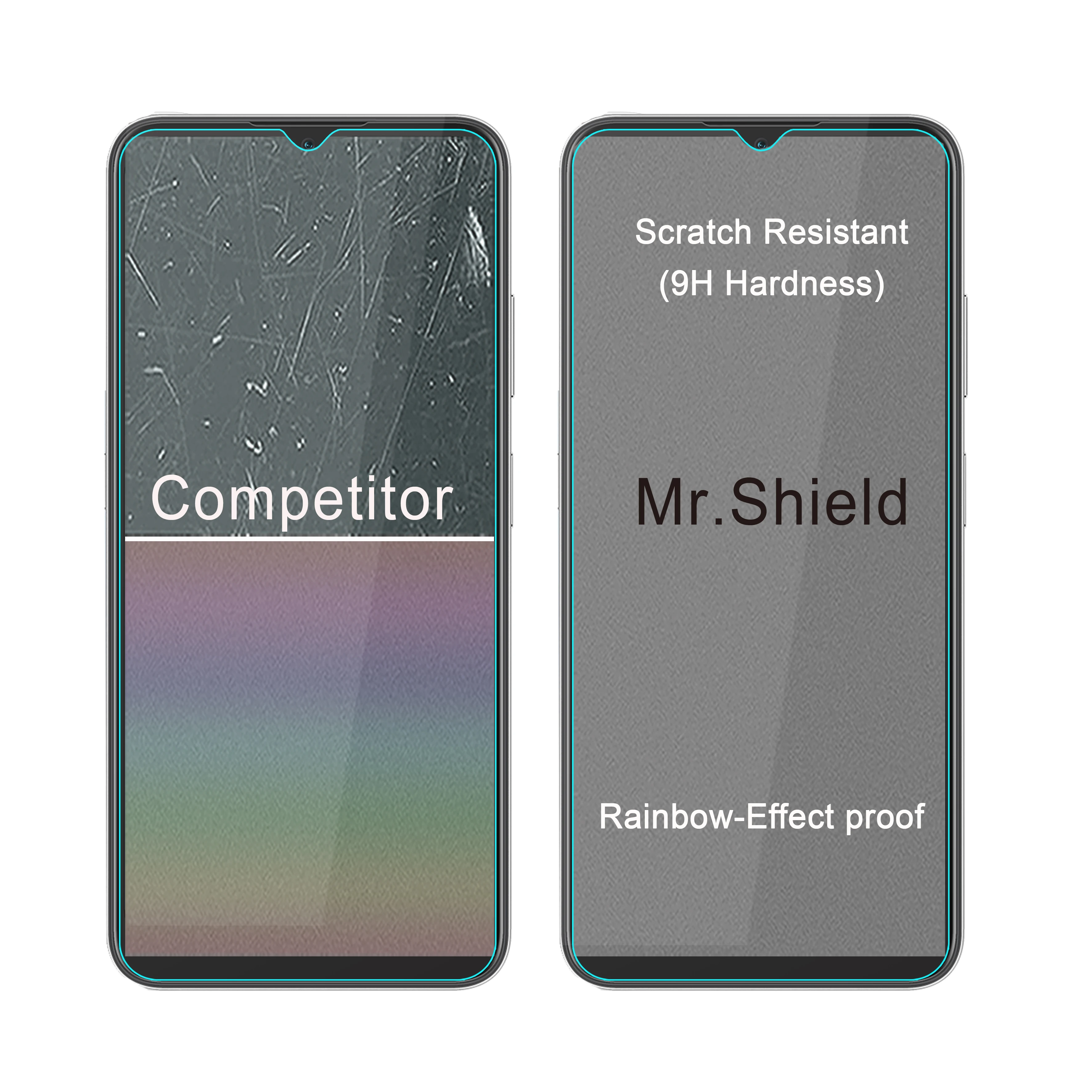 Mr.Shield [3-Pack] Screen Protector For Blackview A85 [Tempered Glass] [Japan Glass with 9H Hardness] Screen Protector