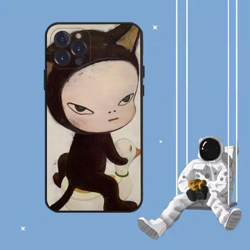 Yoshitomo Nara чехол для телефона iPhone 14 11 12 13 Mini Pro XS Max 6 7 8 Plus X XR SE 2020
