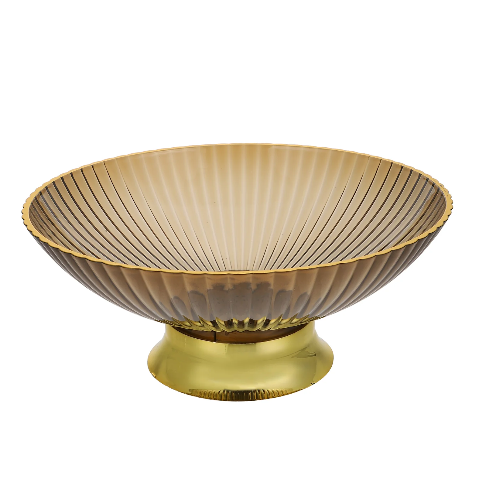 

Bowl Fruit Footed Plate Serving Round Dish Tray Holder Basket Snack Dessert Stand Bowls Snacks Candy Salad Plastic Kitchen