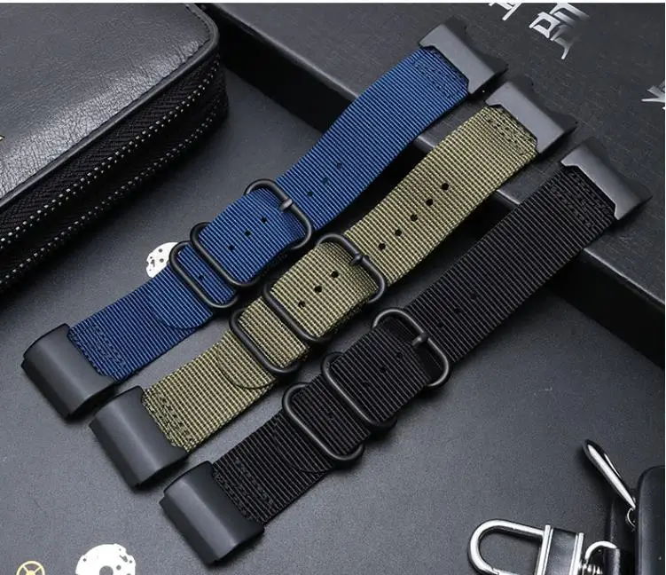 

Professional Watch Strap Replacement FOR CASIO G-SHOCK GWG-1000GB Wrist Watch Accessories Band Linker Nylon Pin Buckle Bracelet