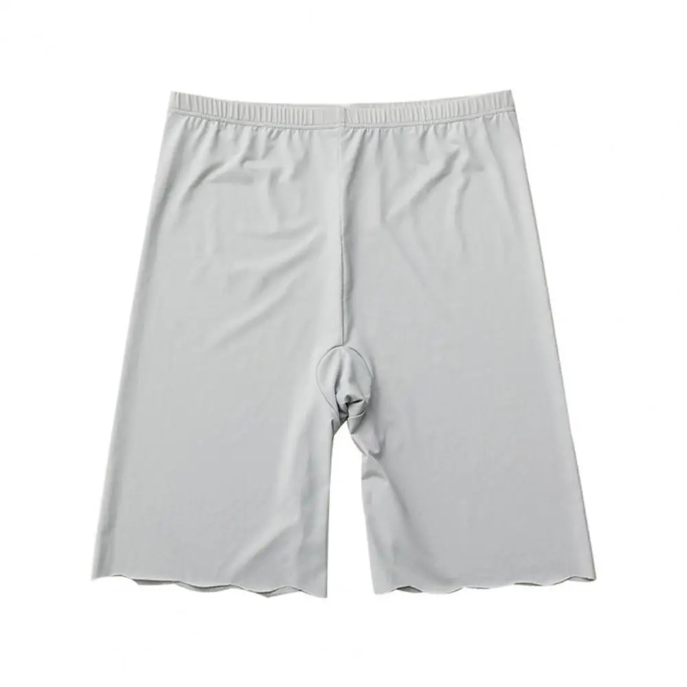 

Женские бесшовные шорты из вискозы, с волнистыми манжетами