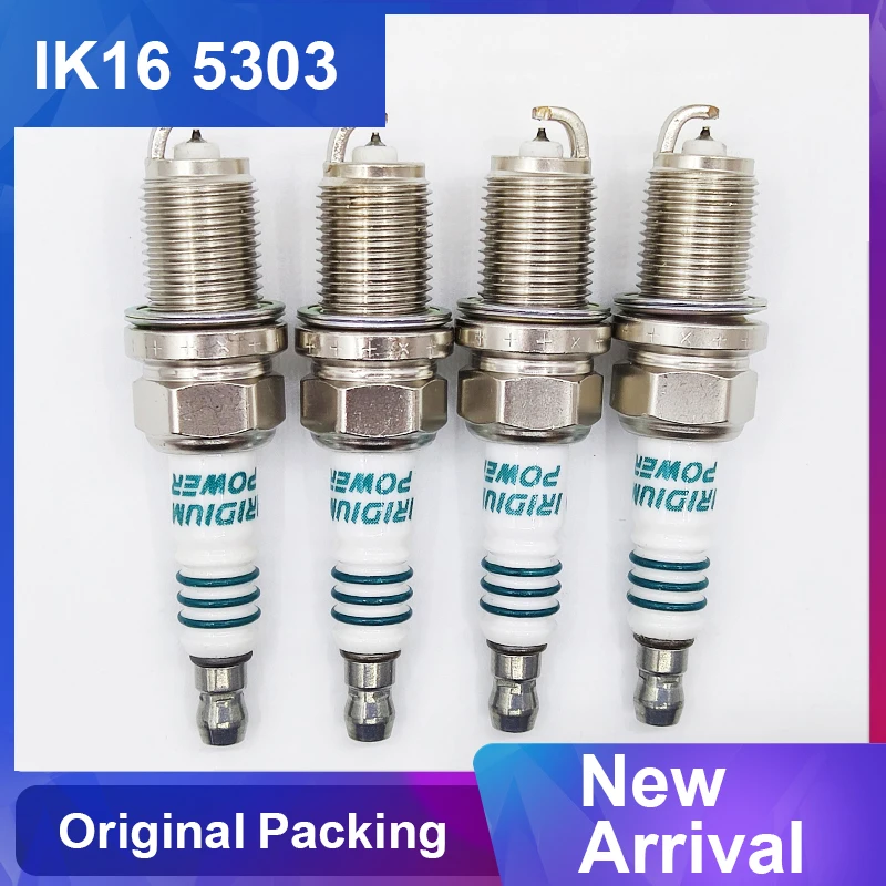 

4 шт. иридиевых свечей зажигания IK16 5303 для двигателей автомобилей Toyota, Hyundai, Mercedes-Benz, Nissan, Honda, Kia