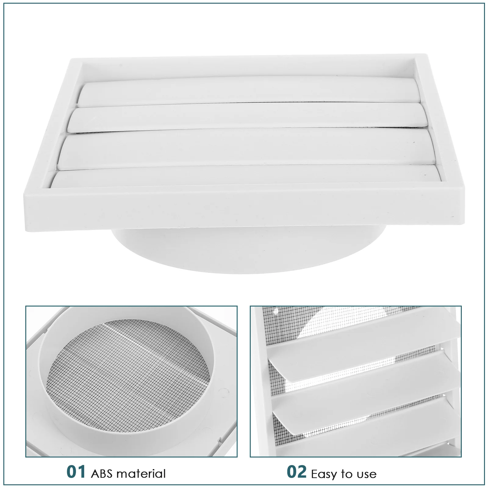 Венецианская жалюзи решетка крышка трубы вентиляционные крышки из АБС-пластика