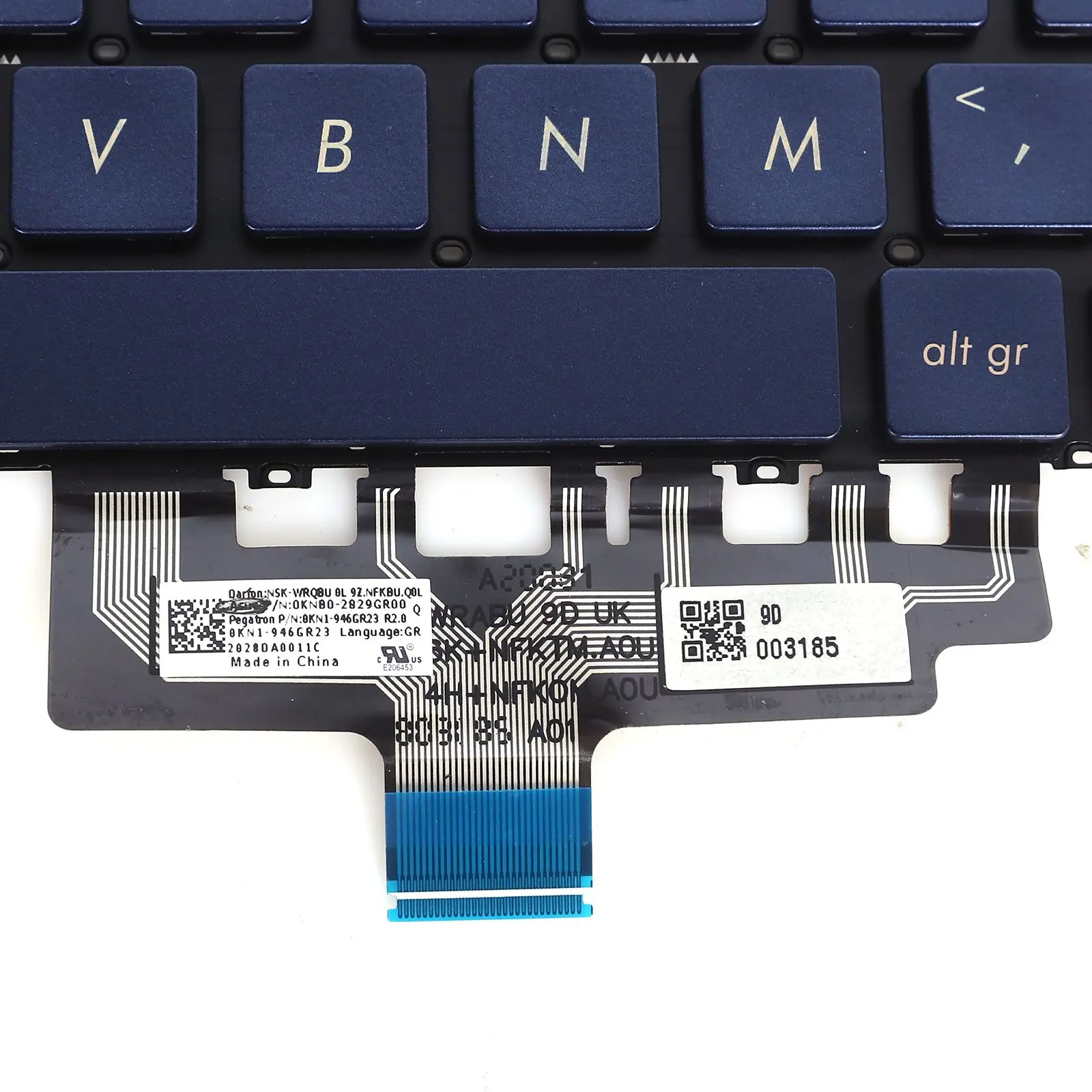 Клавиатура для ноутбука ASUS ZenBook 14 UX434 UX434F UX434FA UX434FL UX434FLC Royal-blue с подсветкой