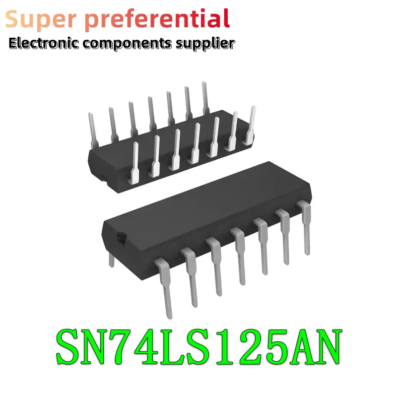 

5 шт. SN74LS125AN DIP-14 SN74LS125N DIP14 SN74LS125 DIP 74LS125 HD74LS125AP