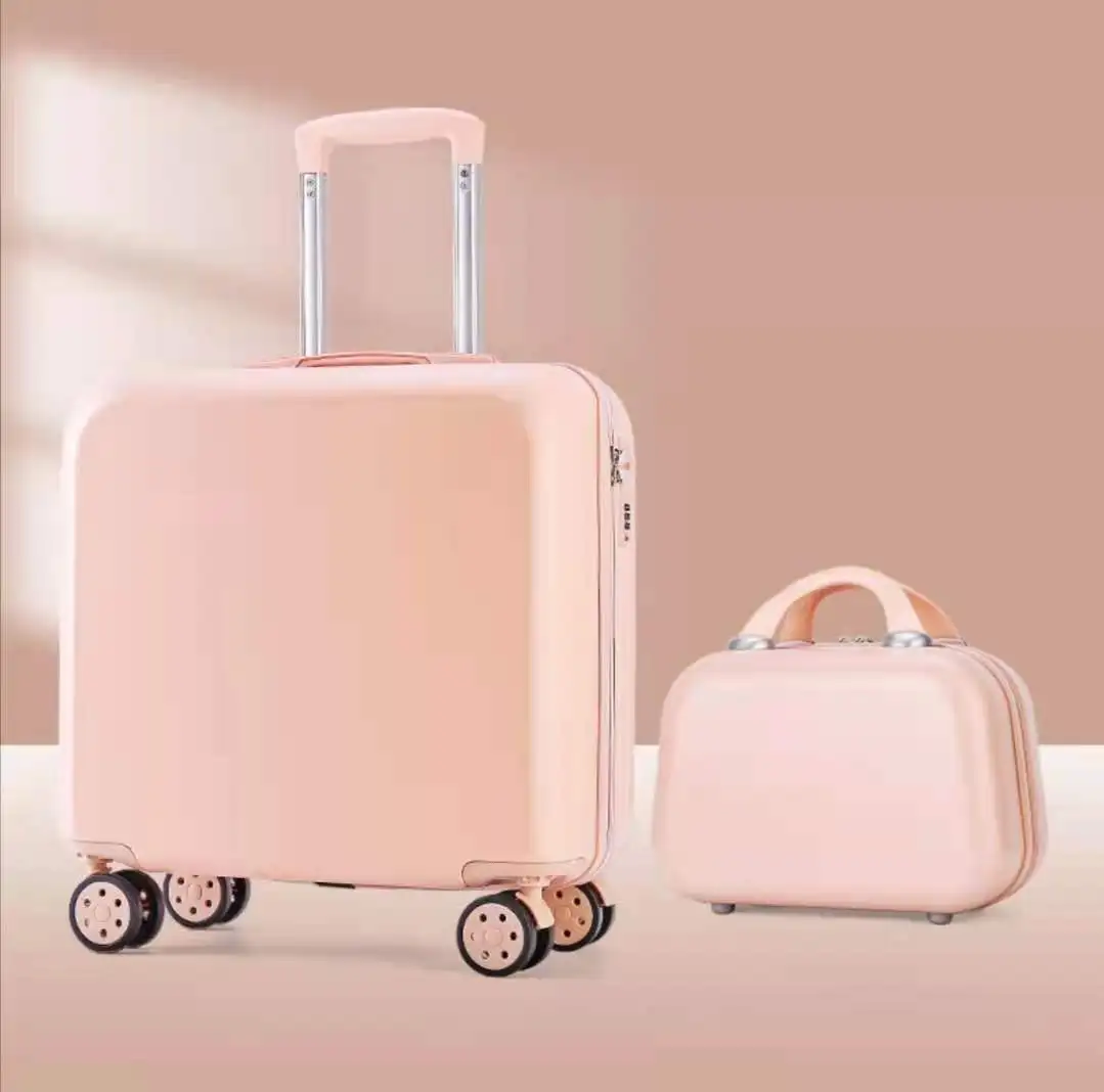 Solid Color Niche Design Mini Boarding Box 16 Inch Male And Female Universal Trolley Case 18 Inch Password Box