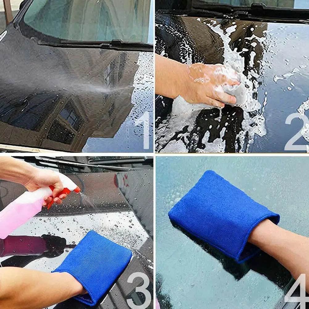 

Car Wash Magic Clay Bar Mitt Car Clay Cloth Auto Care Towel Pad Microfiber Cloth Sponge Cleaning Clay J4M2