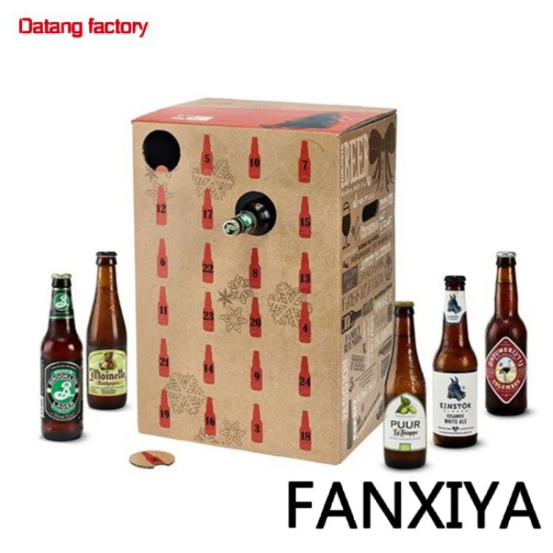 

Custom Beer Calendar Box 24 Bottles Corrugated Carton Shipping Box Beer Advent Calendar Box