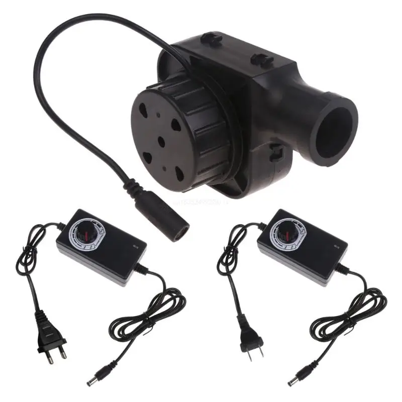

Detachable EU/US 7530 Air Turbo Fan with Air Outlet Blower BBQ Fan