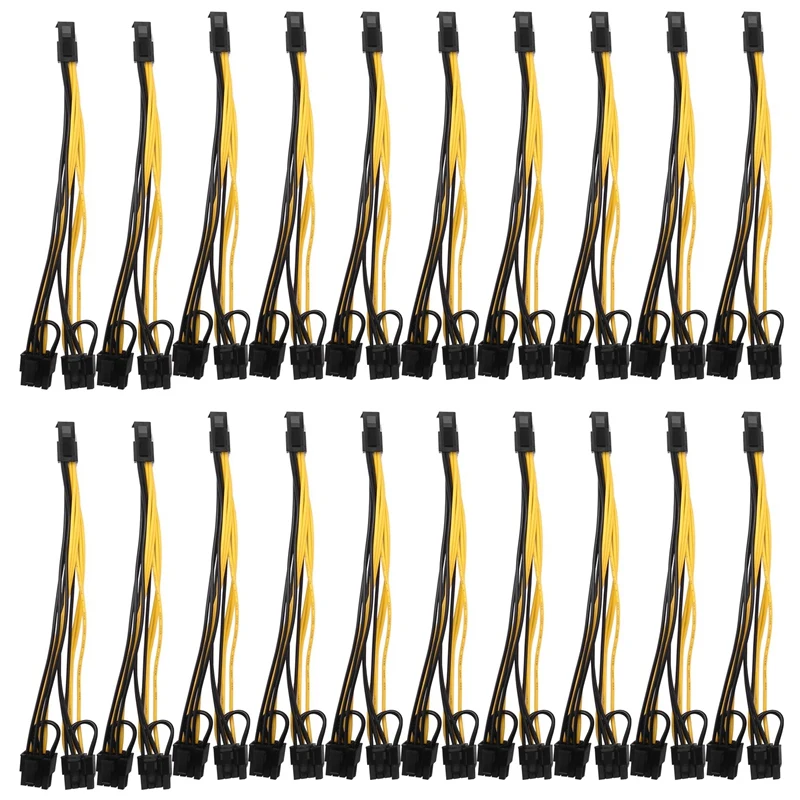 20 шт., 8-контактный (6 + 2) адаптер питания PCI Express