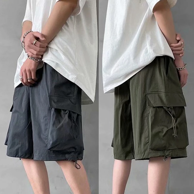 

Men's Summer Casual Breeches Shorts Men Trend Short Classic Beach Pants Five-Point Shorts Pantalones Daily Male Shorts