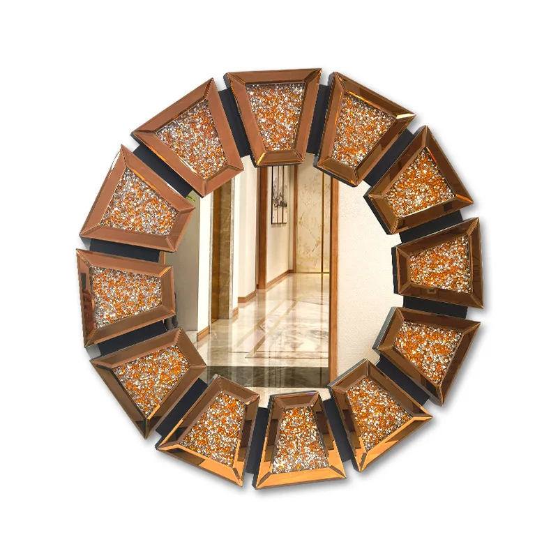 

Роскошное зеркало в европейском светильник ле для ванной комнаты, зеркало для крыльца, украшение для гостиной