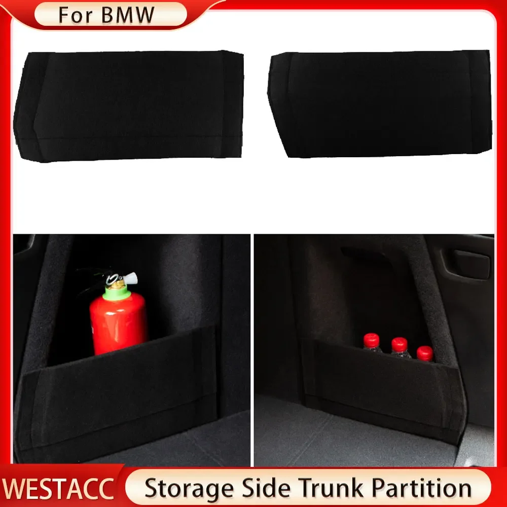 

2Pcs Car Trunk Partition Tail Box Shield Board for BMW X3 G01 2018 2019 2020 2021 2022 Trunk Storage Board Organizer Accessories