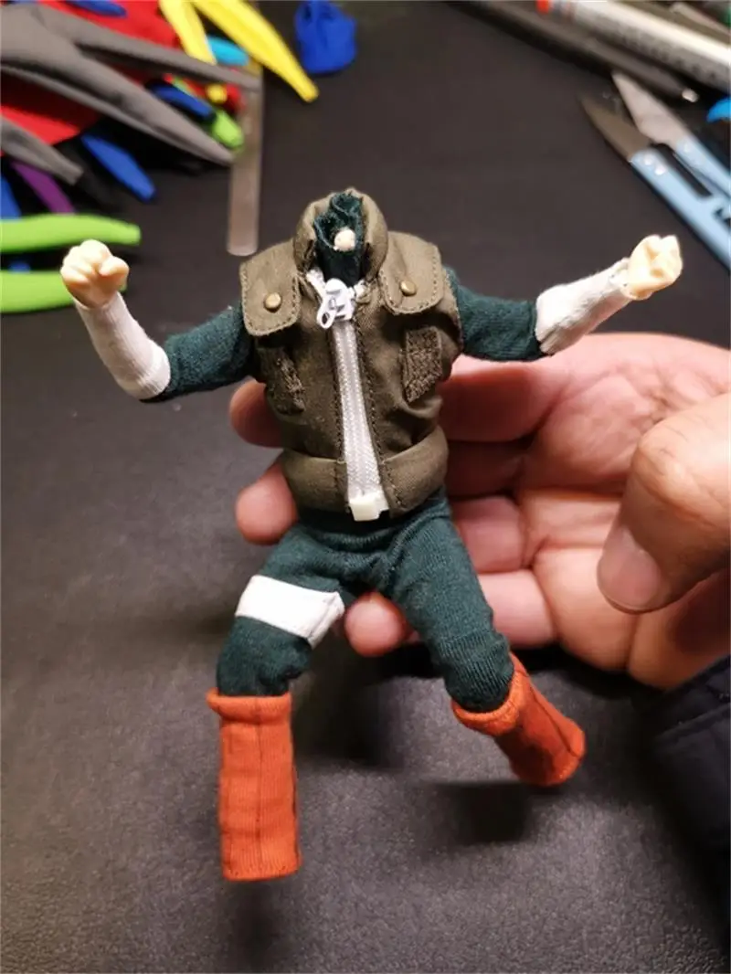 

For Sale 1/12th Kung Fu Dress Suit Vest Nobody For 6 inch SHF Mezco Action Figures DIY Collectable