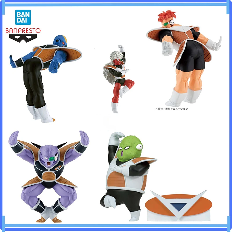В наличии Оригинальный Banpresto Solid Edge Works Dragon Ball Z Ginyu Force Jeice Burter Guldo Recoom Аниме Фигурка