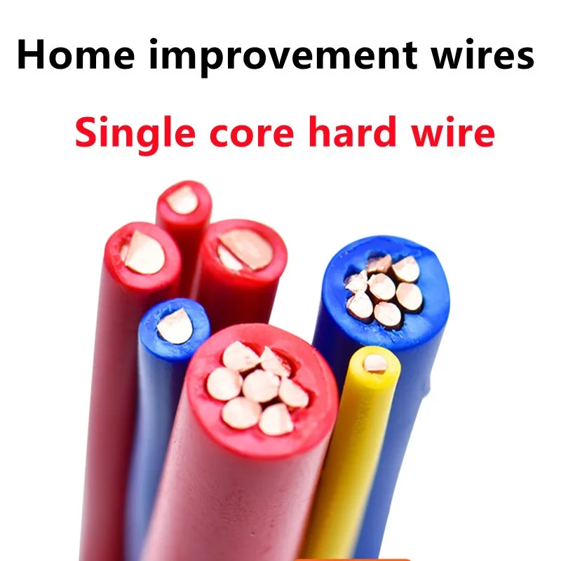 

Медный одножильный провод MYYONG 18-7 AWG 1 метр