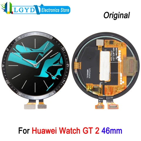 Оригинальный ЖК-экран 1,39 дюйма для умных часов Huawei Watch GT 2 46 мм, дисплей с дигитайзером, полная сборка, запасная часть