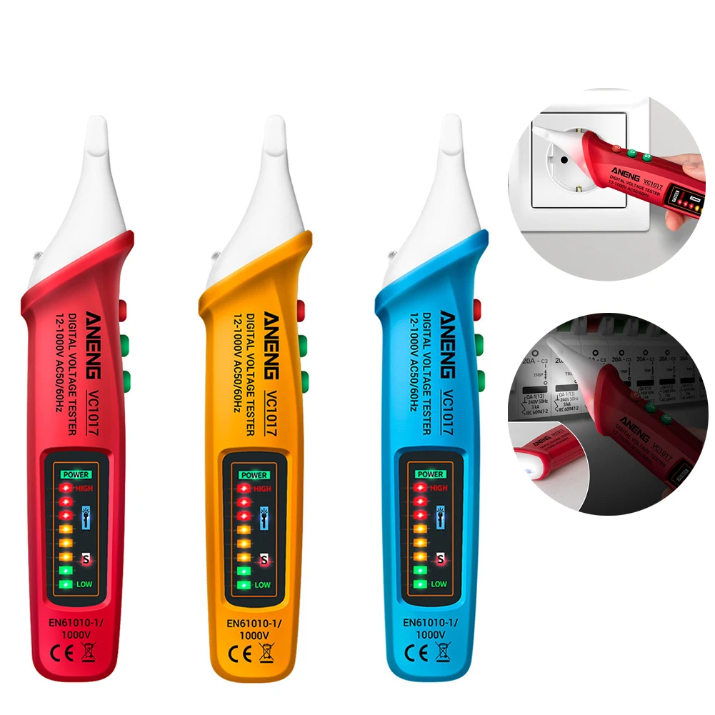 

ANENG VC1017 цифровые детекторы напряжения переменного/постоянного тока умная необычная ручка многофункциональная ручка электрический датчик ...