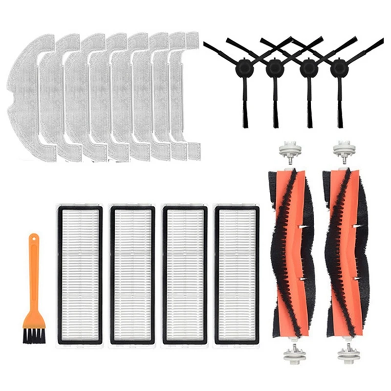 

Main Brush Hepa Filter Side Brush Mop Cloth For Xiaomi Dreame Bot Z10 Pro Dreame L10 Plus Vacuum Cleaner