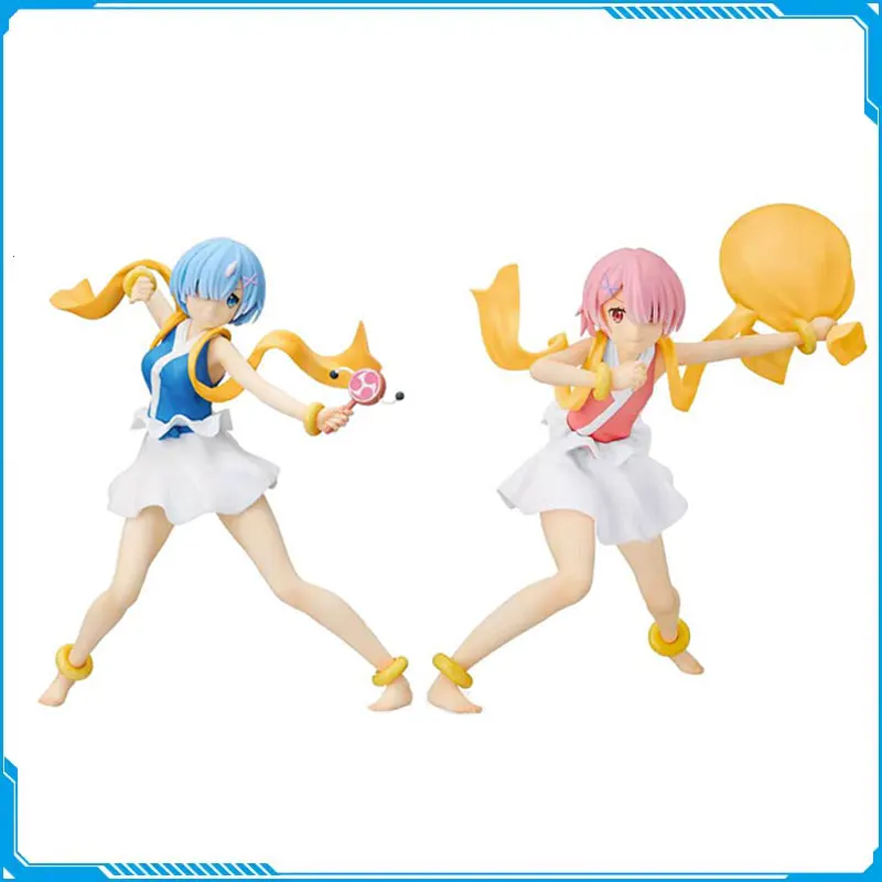 

Original SEGA Re:Life In A Different World From Zero 19cm Rem Ram Bunny Girls Ver PVC Action Figure for Girl