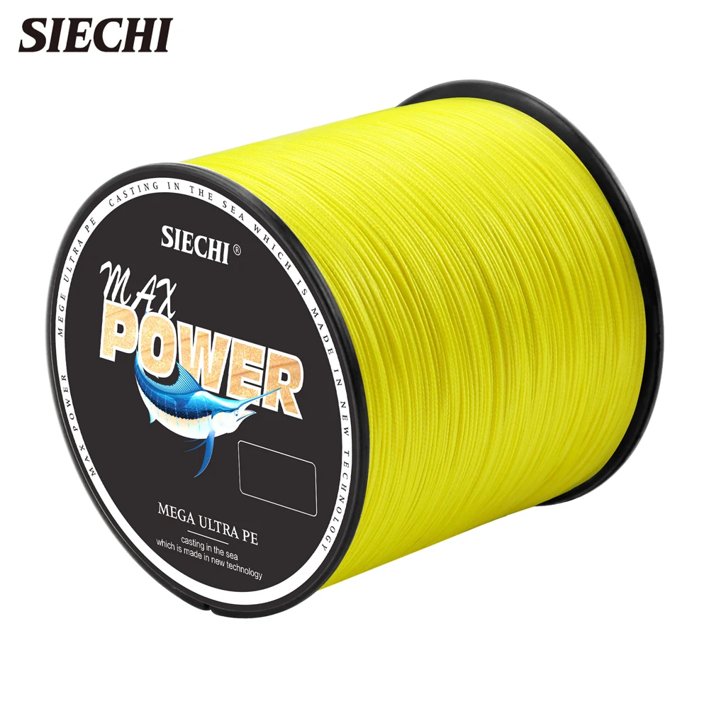 SIECHI плетеная леска X8 100/300 Drag 20 ~ 100LB мультифиламентная японская полиэтиленовая для