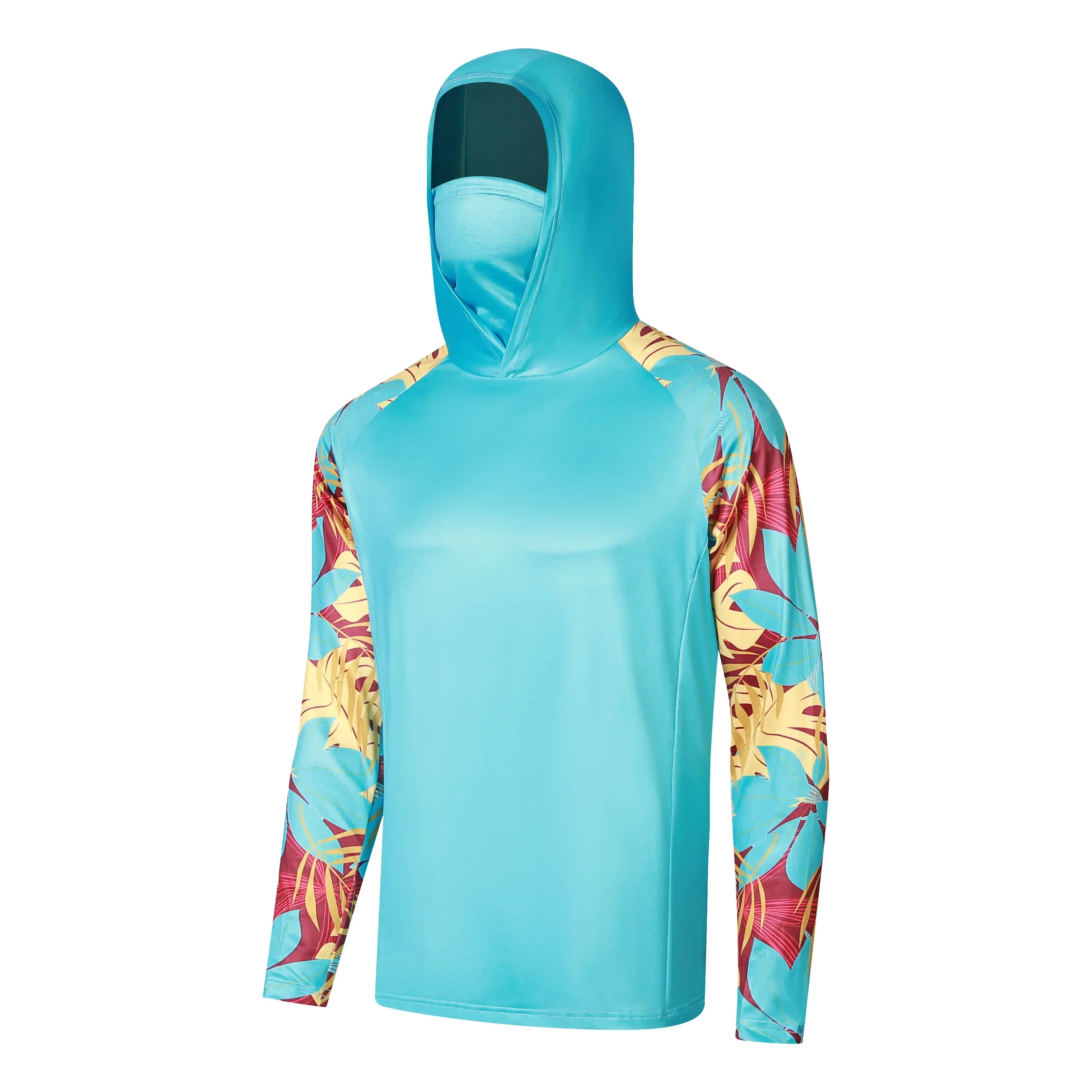 Рубашки для рыбалки мужские солнцезащитные трикотажные изделия с длинными