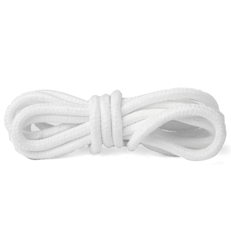 1 Pair Of Cotton Classic Round Martin Boots Shoelace Nylon Material Shoelace Diameter About 0.4cm Length 60/80/100/120/140/180cm