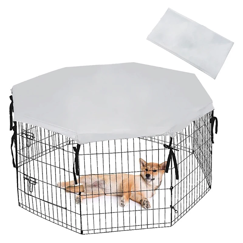 

Dog Playpen Oxford Cloth Top Cover Universal Fits 24" Crate for Outdoors Indoors High Quality