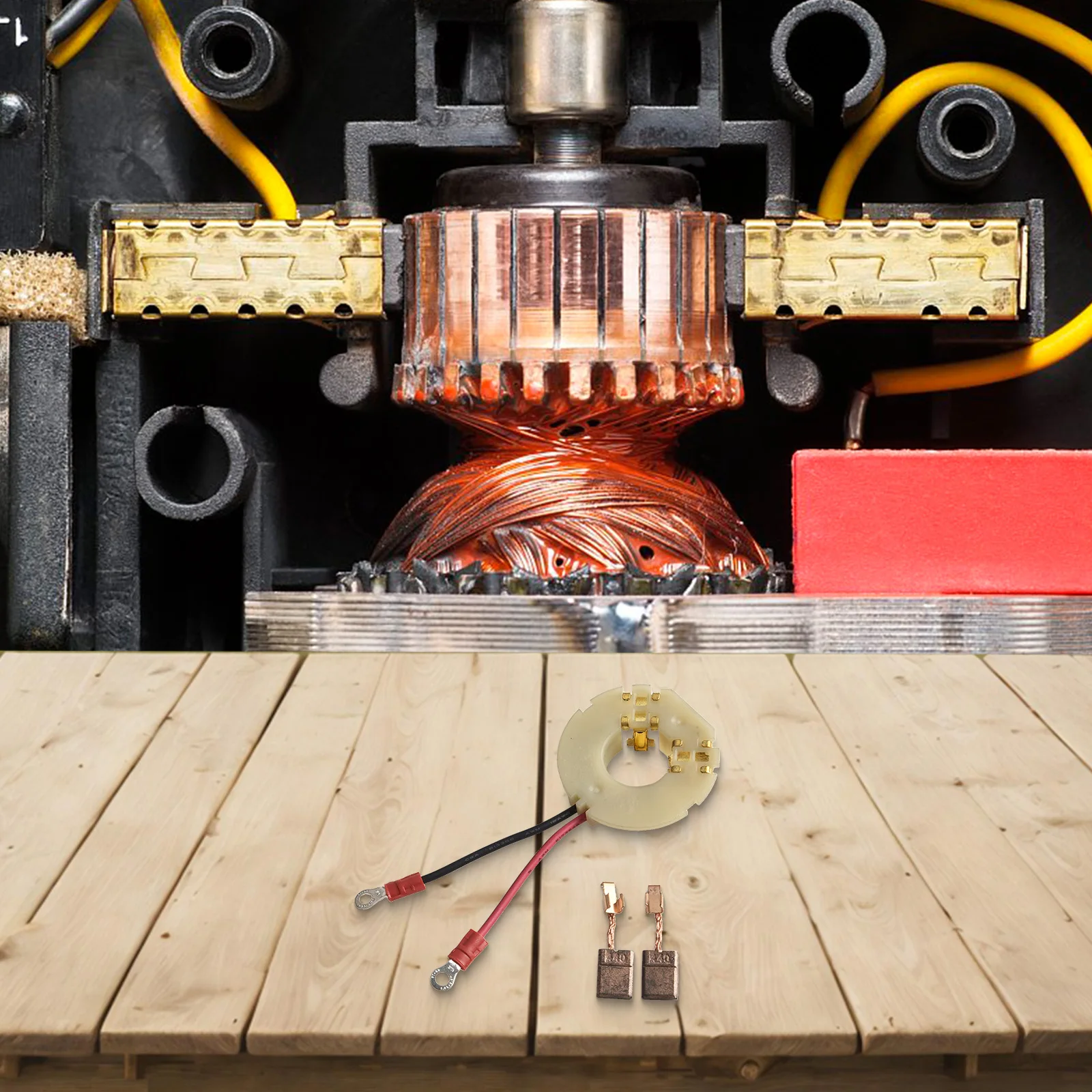 Держатель угольной щетки 638845 2 с набором угольных щеток для BDF446 BHP446 BDF456 BHP456 DDF446