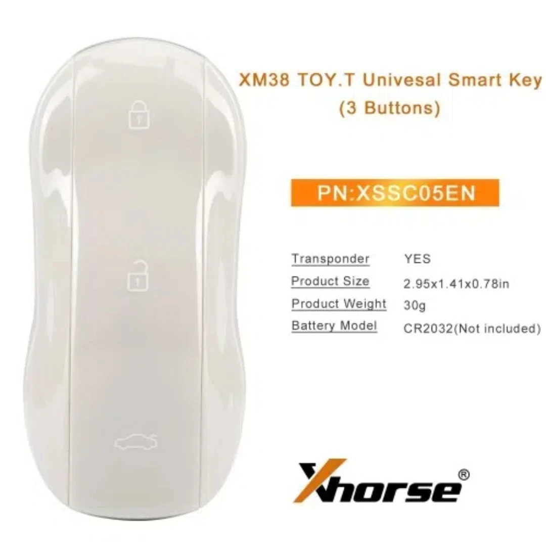 

XHORSE XSSC05EN XM38 TOY.T Univesal Smart Key Суперкар Стиль Мрамор Серый Цвет