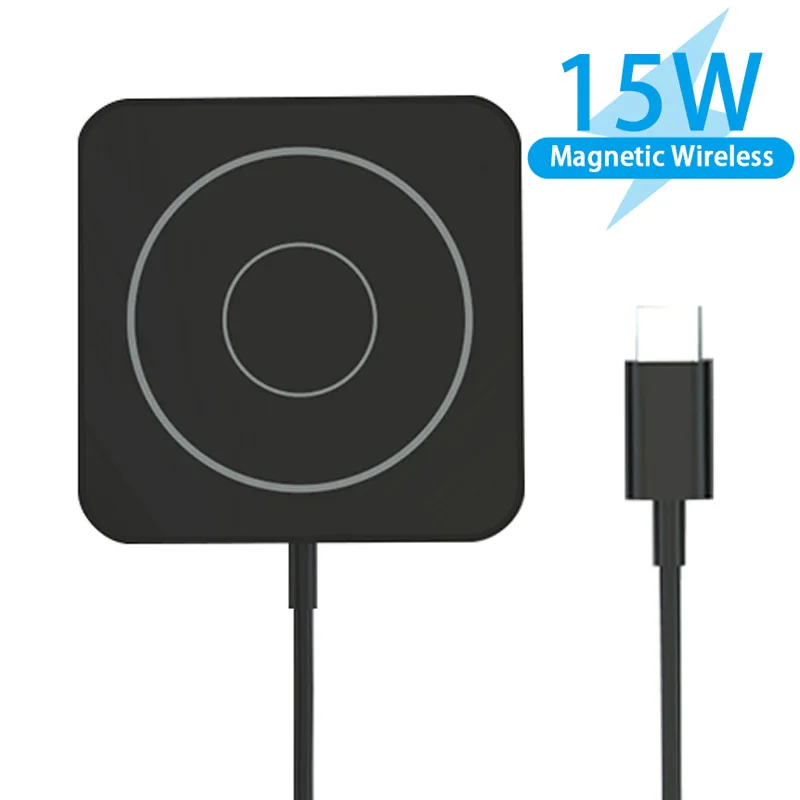 Магнитные беспроводные зарядные устройства 15 Вт для iPhone 14, Samsung s8 s9 s10 note