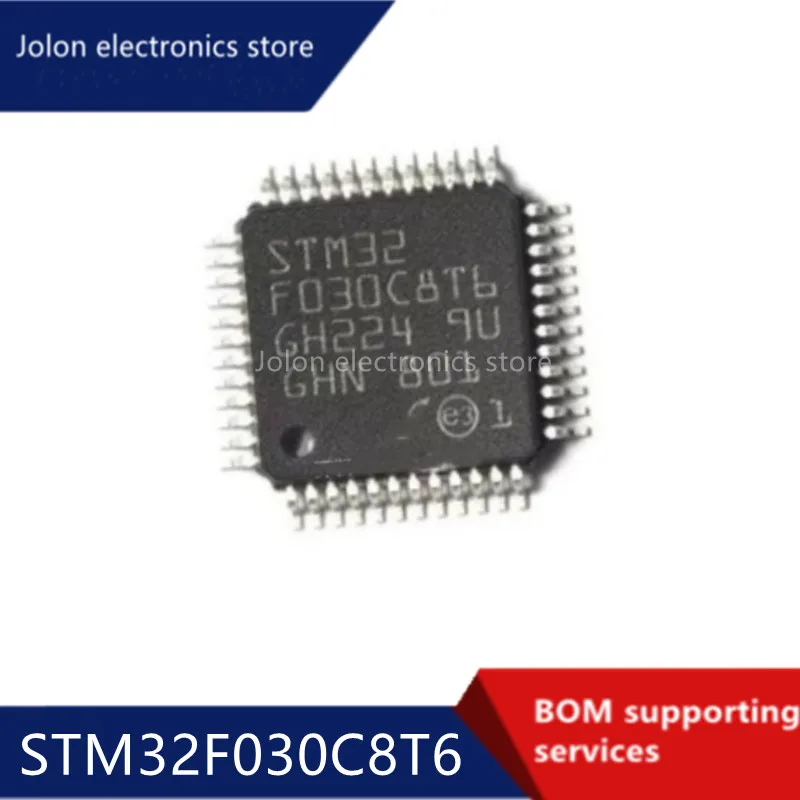 

New stm32f030c8t6 package LQFP-48 arm Cortex-M0 32-bit microcontroller MCU electronic components