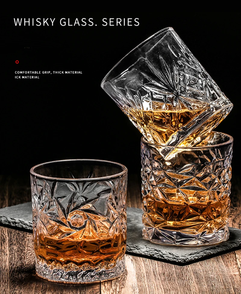 Хрустальный стакан для виски старомодный шотландский бренди коктейль идеальный